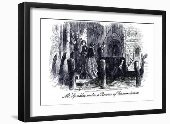 Little Dorrit --Hablot Knight Browne-Framed Giclee Print