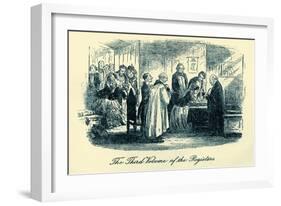 Little Dorrit --Hablot Knight Browne-Framed Giclee Print