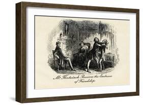 Little Dorrit --Hablot Knight Browne-Framed Giclee Print