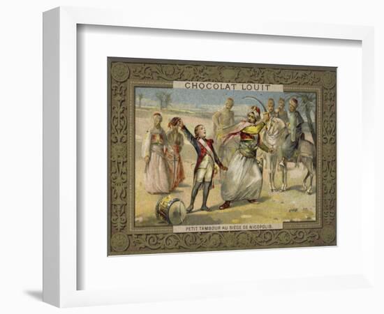 Little Drummer Boy at the Siege of Nicopolis, 1798-null-Framed Giclee Print