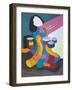 Little Drummer Girl, 2009-Jan Groneberg-Framed Giclee Print