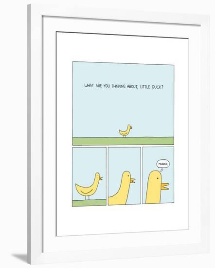 Little Duck-Reza Farazmand-Framed Art Print