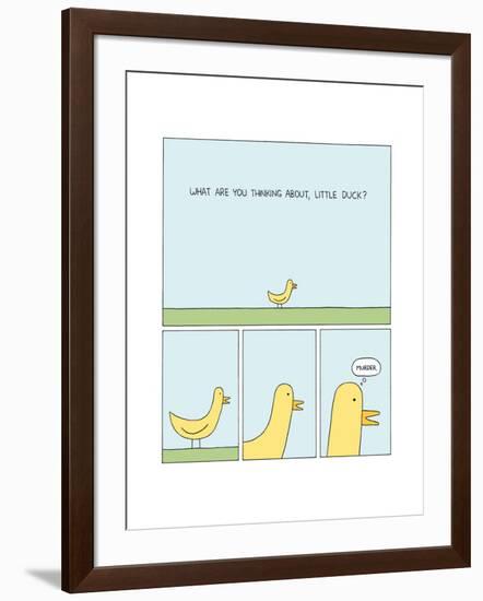 Little Duck-Reza Farazmand-Framed Art Print