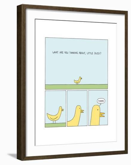 Little Duck-Reza Farazmand-Framed Art Print