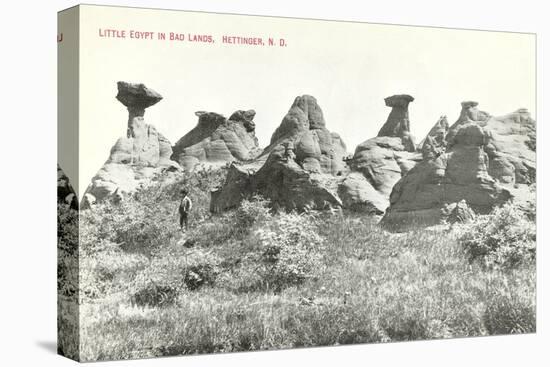 Little Egypt in Badlands, Hettinger, North Dakota-null-Stretched Canvas