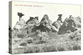 Little Egypt in Badlands, Hettinger, North Dakota-null-Stretched Canvas