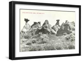 Little Egypt in Badlands, Hettinger, North Dakota-null-Framed Art Print