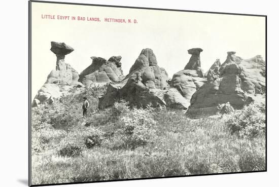 Little Egypt in Badlands, Hettinger, North Dakota-null-Mounted Art Print