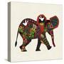 Little Elephant-Sharon Turner-Stretched Canvas