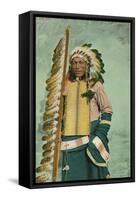 Little Elk, Plains Indian-null-Framed Stretched Canvas