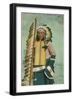 Little Elk, Plains Indian-null-Framed Art Print