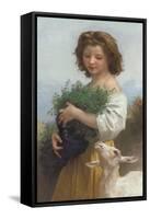 Little Esmeralda; La Petite Esmeralda, 1874 (Oil on Canvas)-William-Adolphe Bouguereau-Framed Stretched Canvas