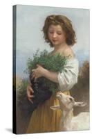 Little Esmeralda; La Petite Esmeralda, 1874 (Oil on Canvas)-William-Adolphe Bouguereau-Stretched Canvas