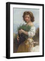 Little Esmeralda; La Petite Esmeralda, 1874 (Oil on Canvas)-William-Adolphe Bouguereau-Framed Giclee Print