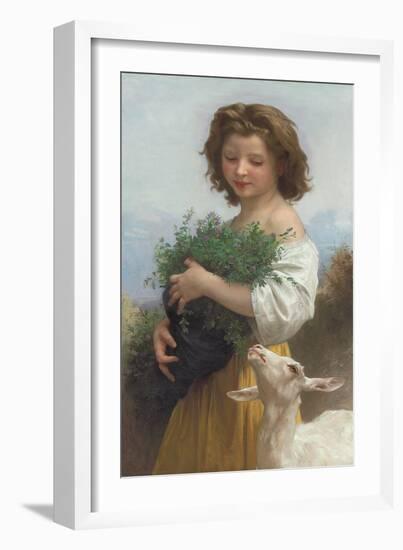 Little Esmeralda; La Petite Esmeralda, 1874 (Oil on Canvas)-William-Adolphe Bouguereau-Framed Giclee Print