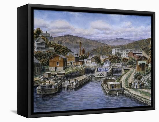 Little Falls Ny Ca 1905-Stanton Manolakas-Framed Stretched Canvas