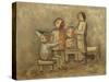 Little Family, 1929-Tadeusz Makowski-Stretched Canvas