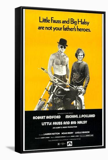 Little Fauss and Big Halsy, Robert Redford, Michael J. Pollard, 1970-null-Framed Stretched Canvas