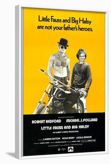 Little Fauss and Big Halsy, Robert Redford, Michael J. Pollard, 1970-null-Framed Art Print