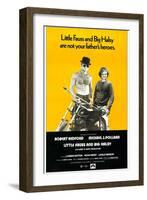 Little Fauss and Big Halsy, Robert Redford, Michael J. Pollard, 1970-null-Framed Art Print