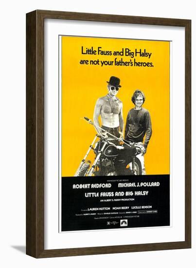 Little Fauss and Big Halsy, Robert Redford, Michael J. Pollard, 1970-null-Framed Art Print