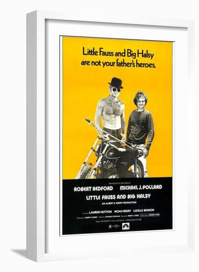 Little Fauss and Big Halsy, Robert Redford, Michael J. Pollard, 1970-null-Framed Art Print