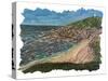 Little Fistral-Kirstie Adamson-Stretched Canvas