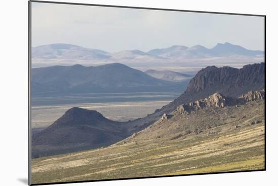 Little Florida Mountains and Other Desert Ranges, Southern New Mexico-null-Mounted Photographic Print