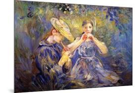 Little Flute Players-Berthe Morisot-Mounted Art Print