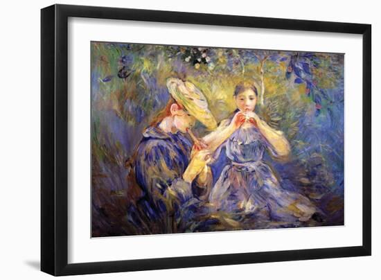 Little Flute Players-Berthe Morisot-Framed Art Print