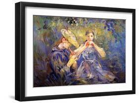 Little Flute Players-Berthe Morisot-Framed Art Print