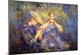 Little Flute Players-Berthe Morisot-Mounted Art Print