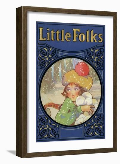 Little Folks 1917-null-Framed Art Print