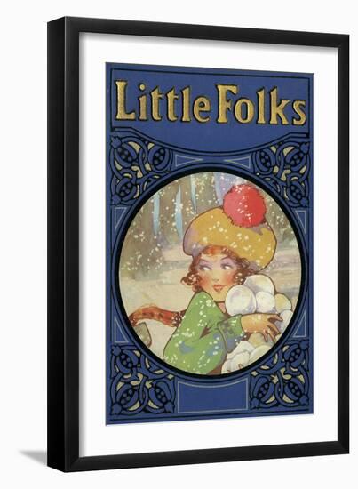 Little Folks 1917-null-Framed Art Print