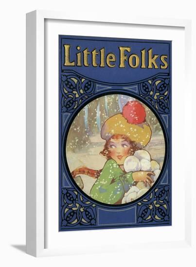 Little Folks 1917-null-Framed Art Print