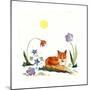 Little Fox in the Garden-Wyanne-Mounted Giclee Print
