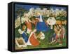 Little Garden of Paradise (Das Paradiesgärtlein)-Upper Rhenish Master-Framed Stretched Canvas