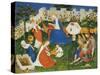 Little Garden of Paradise (Das Paradiesgärtlein)-Upper Rhenish Master-Stretched Canvas