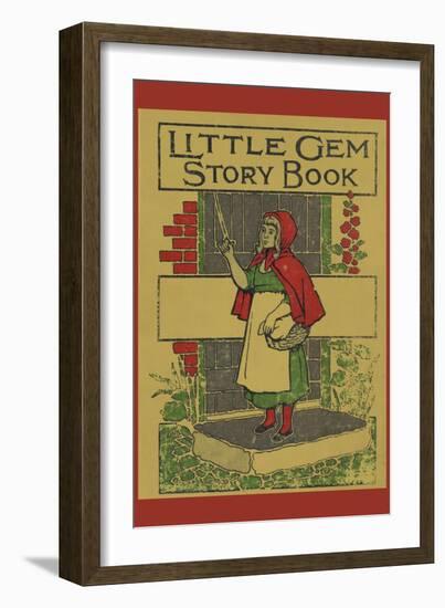 Little Gem Story Book-null-Framed Art Print