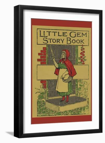 Little Gem Story Book-null-Framed Art Print
