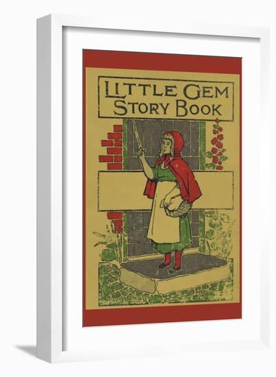 Little Gem Story Book-null-Framed Art Print