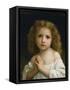 Little Girl, 1878-William-Adolphe Bouguereau-Framed Stretched Canvas