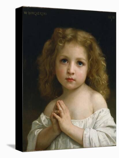 Little Girl, 1878-William-Adolphe Bouguereau-Stretched Canvas