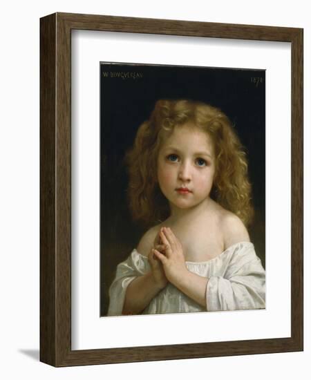 Little Girl, 1878-William-Adolphe Bouguereau-Framed Giclee Print