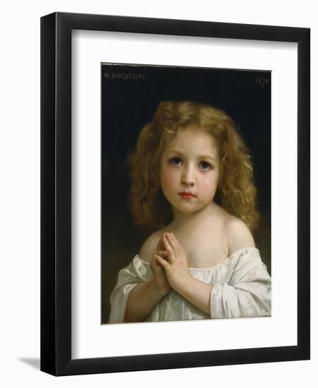 Little Girl, 1878-William-Adolphe Bouguereau-Framed Giclee Print