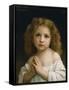 Little Girl, 1878-William-Adolphe Bouguereau-Framed Stretched Canvas