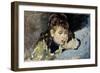 Little Girl, 1890-1895-Ignacio Pinazo camarlench-Framed Giclee Print