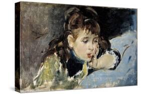 Little Girl, 1890-1895-Ignacio Pinazo camarlench-Stretched Canvas