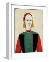 Little Girl, 1932-Kasimir Malevich-Framed Giclee Print