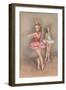 Little Girl Ballerinas-null-Framed Art Print